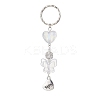 Mother's Day Alloy Heart with Word Mom Pendant Keychain KEYC-JKC00599-1