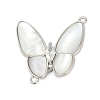 Brass Micro Pave Clear Cubic Zirconia Fold Over Clasps KK-Z078-35P-1