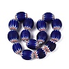 Handmade Millefiori Glass Barrel Beads LA-N002-19C-2