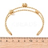 304 Stainless Steel Cuff Bangles for Women BJEW-P377-03G-5