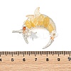 Natural Topaz Jade Round Chip Wire Wrapped Pendants PALLOY-TA00437-04-3