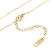 Ion Plating(IP) Golden Tone 304 Stainless Steel Enamel Bowknot Pendant Necklaces for Women NJEW-K276-07G-01-2