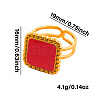 304 Stainless Steel with Enamel Cuff Open Rings for Women IT3145-3-2