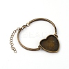 Alloy Bracelet Making FIND-WH0076-06-2