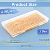 600Pcs Brass Eye Pin KK-SP0001-69B-G-2
