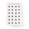 Resin Evil Eye Stud Earrings EJEW-P212-17G-02-3