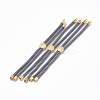 Nylon Twisted Cord Bracelet Making MAK-T003-10G-1