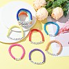 12 Months Polymer Clay & Acrylic Beaded Stretch Bracelet Sets for Women BJEW-SW00144-3