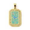 Ion Plating(IP) 304 Stainless Steel Pendants STAS-C101-08G-12-1