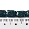 Natural Blue Agate Beads Strands G-T047-B02-01-5