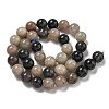 Natural Scorzalite Beads Strands G-B099-C04-04-3