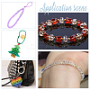 24 Strands 24 Colors Imitate Austrian Crystal Bicone Frosted Glass Beads Strands GLAA-AR0001-58-7