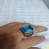 316L Stainless Steel & Cubic Zirconia Men's Vintage Carved Finger Rings FS-WG82D33-84-1