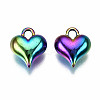 Rainbow Color Alloy Charms PALLOY-S180-052-RS-2