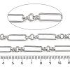 Rack Plating Brass Oval Link Chains CHC-G023-06P-2