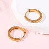 304 Stainless Steel Clear Cubic Zirconia Hoop Earrings EJEW-D331-18C-G-1
