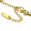 304 Stainless Steel Herringbone & Curb Chains Double Layered Multi-strand Bracelet LS-BJEW-K235-01G-4