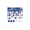 1 Strand Square Natural Lapis Lazuli Beads Strands G-NB0005-59-7