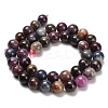 Natural Red Corundum/Ruby and Sapphire Beads Strands G-C259-B07-10mm-3