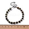 Natural Dragon Blood Beaded Bracelets for Women G-P563-07P-08-5