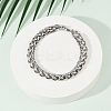 201 Stainless Steel Cuba Style Chian Bracelet for Men LS-BJEW-B138-06P-04-2