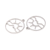 Non-Tarnish 5Pcs 201 Stainless Steel Pendants STAS-M056-01B-P-2