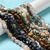Natural Mixed Stone Beads Strands G-A247-01-7