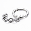 Tarnish Resistant Polishing 304 Stainless Steel Split Key Rings LS-STAS-H558-33P-2