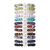 12Pcs 12 Styles Natural & Synthetic Gemstone Round Beaded Stretch Bracelets for Women Men BJEW-JB11367-4