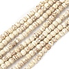Synthetic Magnesite Beads Strands G-R016-A01-4mm-2