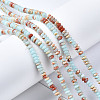 Synthetic Aqua Terra Jasper  Beads Strands G-S366-102A-4