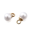 ABS Plastic Imitation Pearl Pendants FIND-H052-01B-04KCG-2