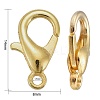 Zinc Alloy Lobster Claw Clasps E105-G-3