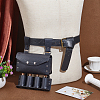 PU Imitation Leather Waist Belt Bag with 4 Cork Glass Bottles AJEW-WH0678-31A-4