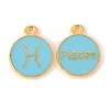 Alloy Enamel Pendants ENAM-S124-01B-16H-2