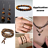 3 Strands 3 Styles Natural Grade AB Tiger Eye Round Beads Strands G-PA0001-38-5