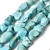 Natural Green Turquoise Beads Strands G-N0312-01-2
