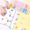 130Pcs 13 Colors Gradient Color Transparent Acrylic Beads OACR-FS0002-04-8