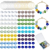 DIY Beaded Wine Glass Charm Tags Making Kit DIY-SC0018-78-1