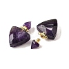 Natural Amethyst Perfume Bottle Pendants G-L623-10G-02-2