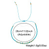 Natural Amazonite Beads Braided Bead Bracelets LS-KZ2587-3-4