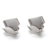 Tarnish Resistant 304 Stainless Steel Folding Crimp Ends LS-X-STAS-G122-09P-C04-1