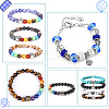 100Pcs 2 Styles Tibetan Style Zinc Alloy Dog Paw Prints European Beads MPDL-AR0001-02-5