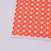 Size XL Clothing Size Round Sticker Labels DIY-WH0209-86C-2