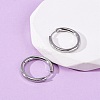 304 Stainless Steel Hoop Earrings EJEW-D331-09P-1