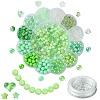 Acrylic Bead Flowers/Stars/Hearts OACR-FS0001-67B-1