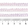Transparent Painted Glass Beads Strands X1-DGLA-A034-T3mm-A05-3