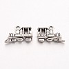 Tibetan Style Alloy Train Charms X-TIBEP-2645-AS-NR-2