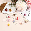 304 Stainless Steel Stud Earring Findings & Ear Nuts STAS-UN0005-85P-3
