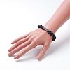 Natural Lava Rock Stretch Bracelets BJEW-JB02757-01-4